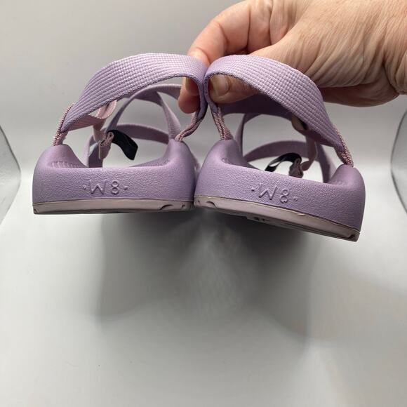 Chaco Chillos Sandals Women’s 8 Lavender Purple Slip On Strappy Comfort - Picture 4 of 6